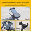 Non-slip Road Bike Phone Holder Moto Bike Phone Bracket for 4.7-7.2 inch Phone Rearview Mirror