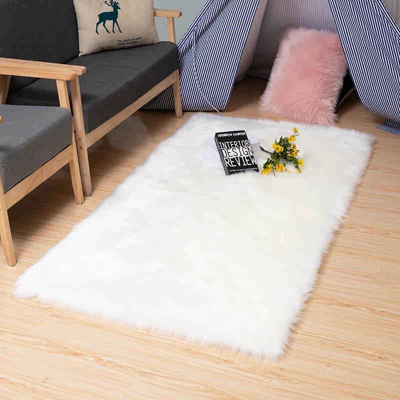 Australischer Langflor-Teppich - Rutschfeste Fußmatte für Wohnzimmer, Schlafzimmer oder Erker