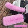 Simulated Plush Winter Motorbike Handle Grip Glove Warm Windproof Universal Cover for Scooter E-bike Daily Riding Use