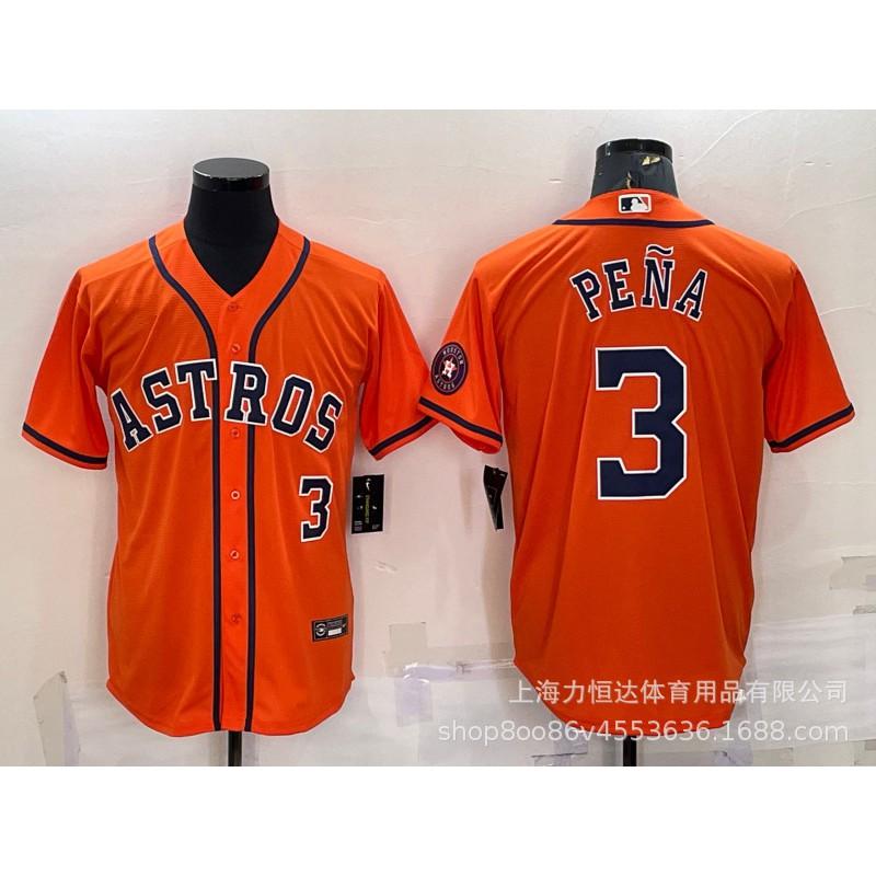 Houston Astros 27 Altuve Baseball Jersey Team Sports Uniform Men Women All Season Wear