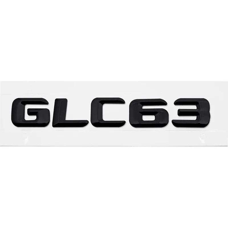 Alloy ABS Car Emblem Sticker Rear Trunk Letter Number Badge for Mercedes Benz GLC43 GLC63 GLC200 GLC260 GLC300 Accessories