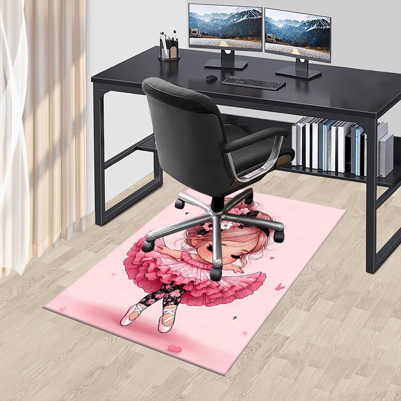 1PC Floral Leggings Ballet Shoes Anti-slip carpet, suitable for Office, bedroomand playrooms. It can also be used as a sofa footrest cover-W111