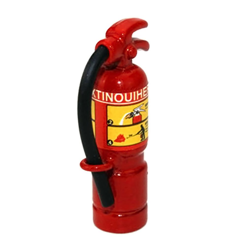 Süße Miniatur 1:12 1:6 Simulation Feuerlöscher Puppenhaus Zubehör Dekor