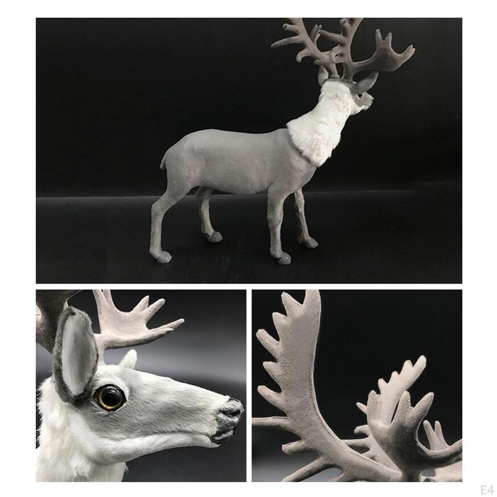 Deer Model Toys Early Educational for Party Home Winter Desktop Birthday Gifts