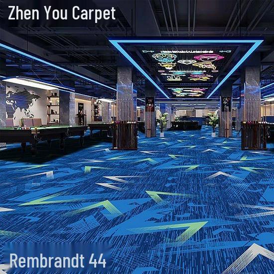 Fire-Resistant, Durable, Colorfast Billiard Room Nylon Carpet 650g