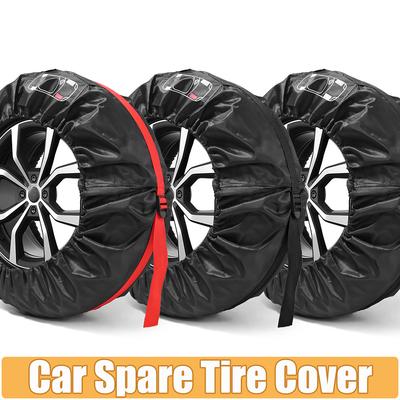 Car Spare Tire Covers Storage Bags Dustproof Waterproof S/L Universal Car Spare Cover Case Vehicle Wheel Protector Portable Bags