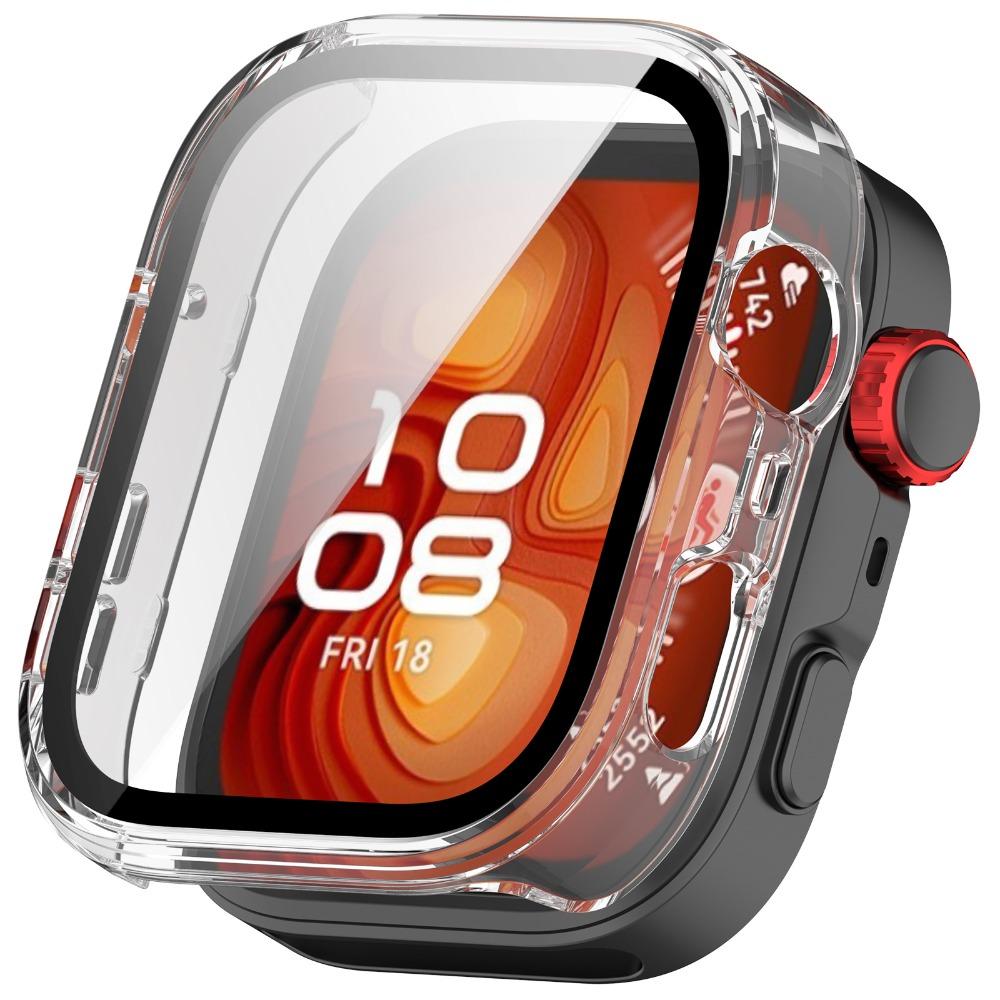 Glass+Case For Huawei Watch Fit 4Pro Tempered Glass Screen Protector Hard PC All-Around Bumper Watch Cover For Huawei Watch Fit4