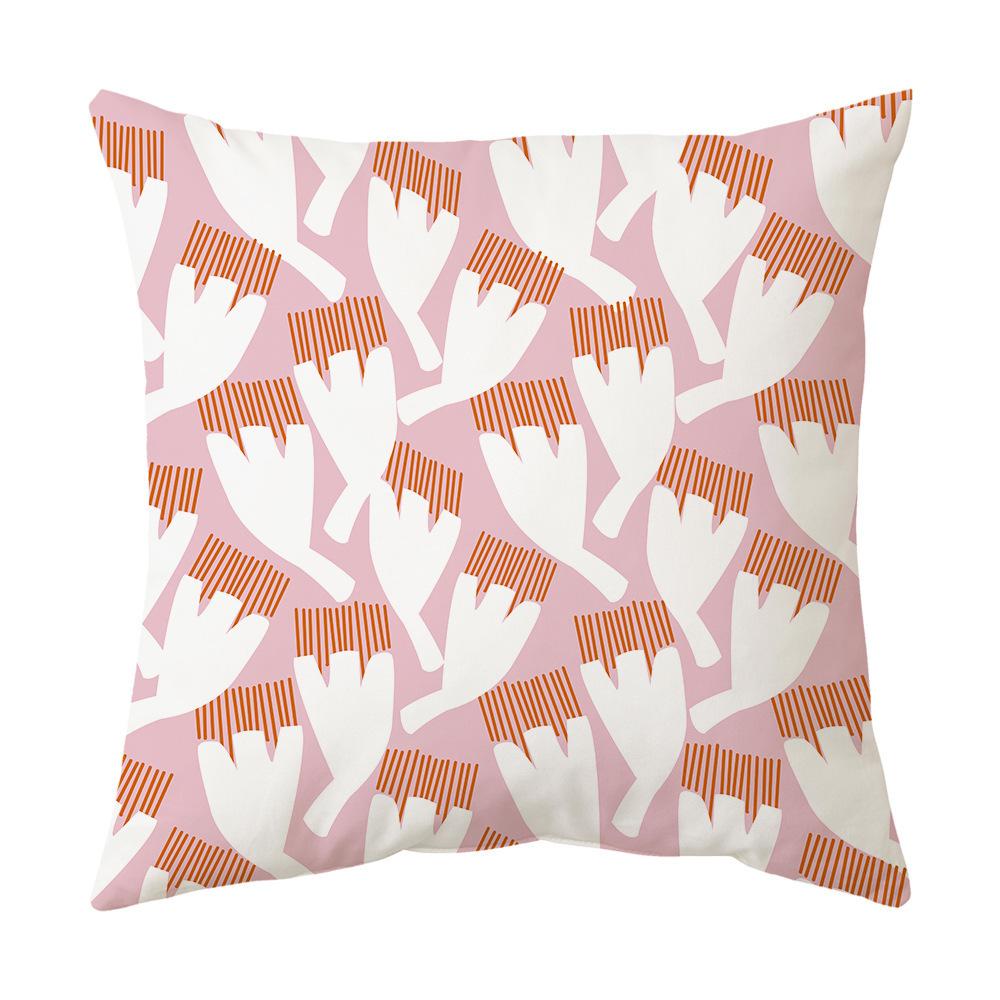 Blommigt kärleksmönster Kuddöverdrag Heminredning Soffkuddfodral Elegant Avtagbart Tvättbart Kuddöverdrag Kudde