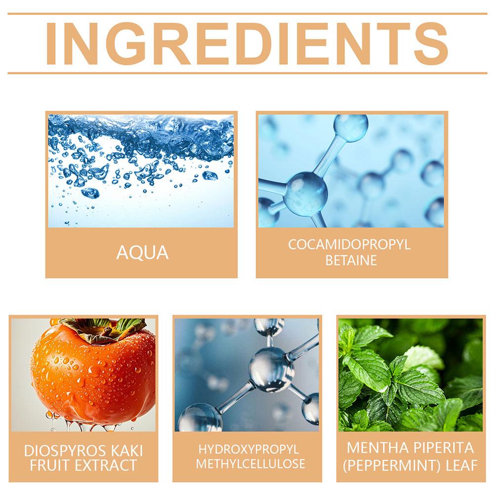 Persimmon Body Wash,Cleansing Body Deodorizing Moisturising Body Wash for Women Men,Deeply Nourishing Refreshing Shower Gel