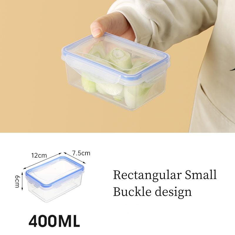 Food Storage Lids/Airtight Containers Bento Lunch Boxes Plastic Refrigerator Food Fresh Keeping Clear Airtight Food Container