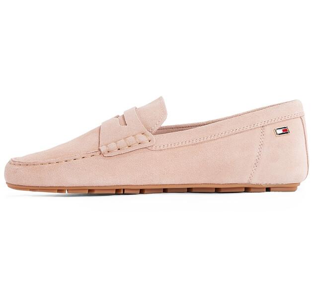 

Женские слипоны Tommy Hilfiger Driver schuh flag soft suede loafer elegant claystone 40