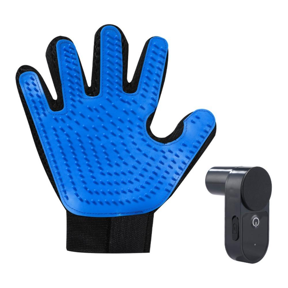 

Водонепроницаемая перчатка-спрей 3 в 1, дышащие массажные перчатки для питомцев для чистки и груминга синий