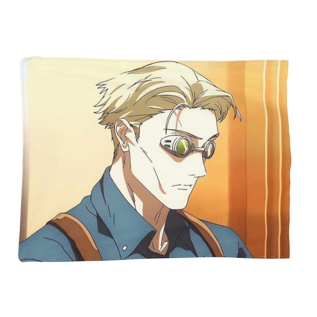 Nanami Kento Jujutsu Kaisen Blanket Soft Warm Flannel Throw Blanket Bedspread for Bed Living room Picnic Travel Home Sofa