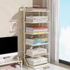 Small Size Desktop Bookshelf, Stable Dual Purpose Book Storage Rack, Simple Tabletop Organizer for Student Study Desk