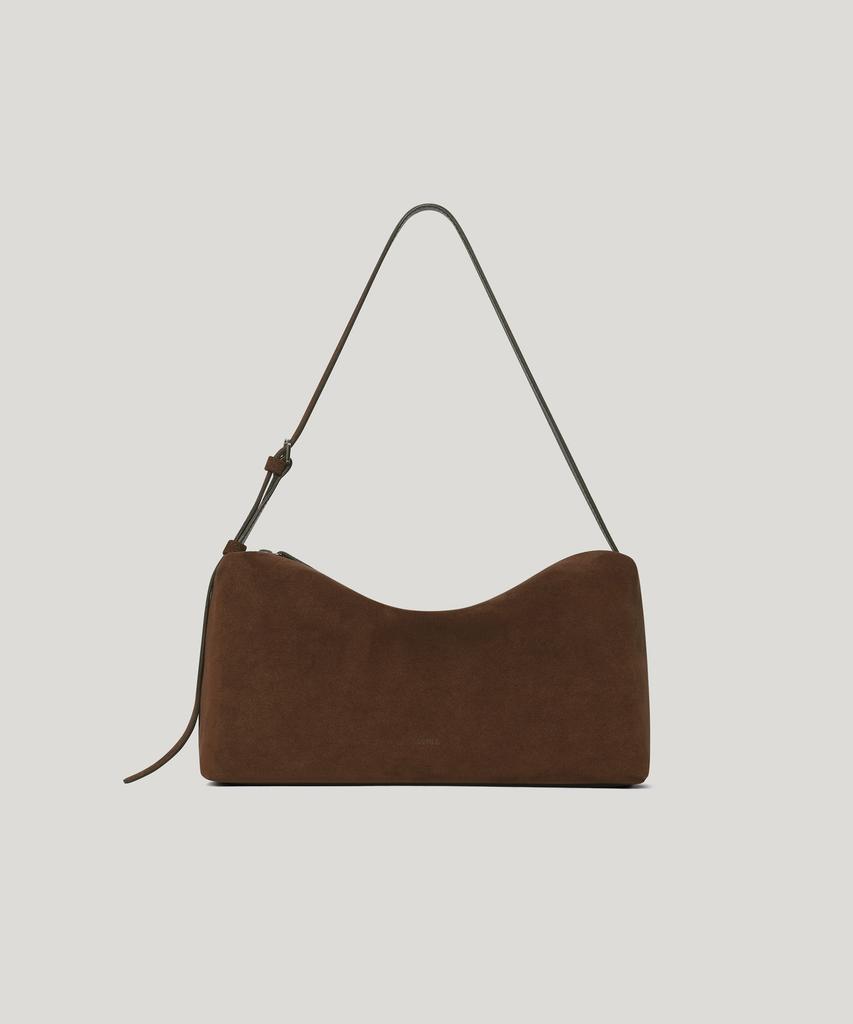Ovhee Minu Suede Shoulder Bag_Chocolate