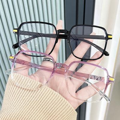 Transparent Square Computer Glasses Frame Women Men Anti Blue Light Rectangle Eyewear Blocking Optical Spectacle Eyeglasses
