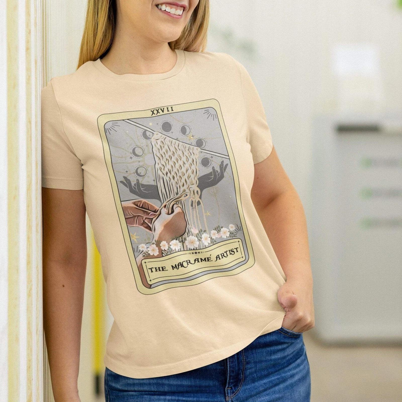 The Macrame Artist Tarot Card Shirt 3XL