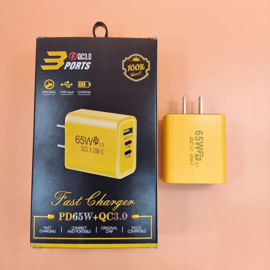 120W Dual PD & USB Fast Charger for Huawei, Android, and Apple Phones