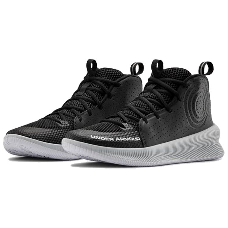Under Armour Jet Black White Men Sneakers 3022051-005