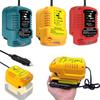 Portable Mini Car Battery Charger For Makita/Dewalt/Milwaukee18VLi-ion Battery Charger Cigarette Lighter Plug with LED Indicator