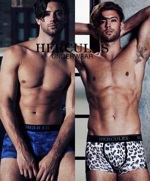 

[Нижнее белье Hercules] Набор трусов с принтом [Отправка из Кореи] 100% Оригинал DR306+DR307 95