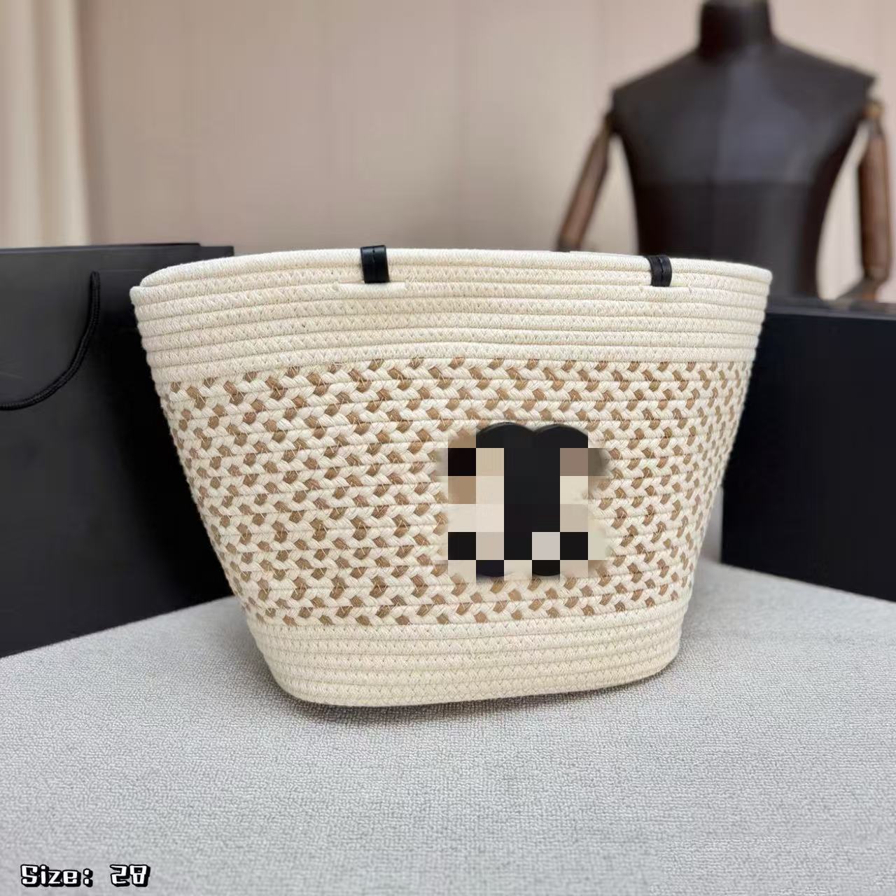 Saijia woven shoulder bag trendy minimalist