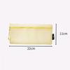 Mesh Cosmetic Bag Dopamine Double Layer Zipper Coin Purse Large Capacity Transparent Travel Toiletry Bag for Women Girls