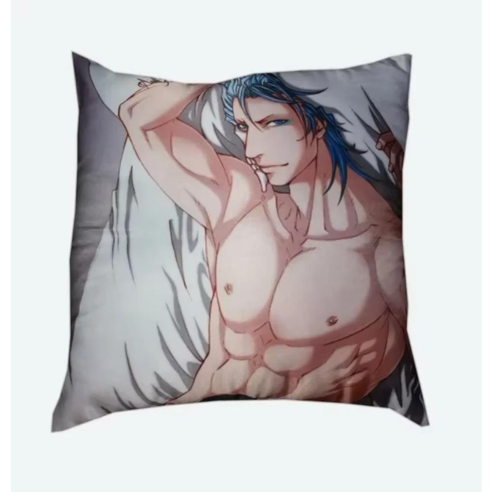 

Аниме Манга Блич Гриммджо Джагерджак Плюшевая Наволочка из Полиэстера Персиковой Кожи Аниме Фигурка Манга 30x30cm бежевый