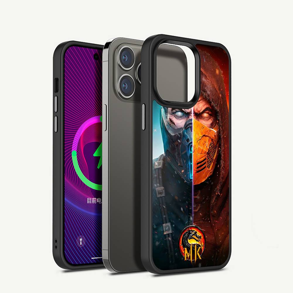 Classic Vintage M-Mortal K-Kombat Magnetic Wireless Phone Case For IPhone 17 16 15 14 13 12 11 Pro Max Plus Mag Phone Cover