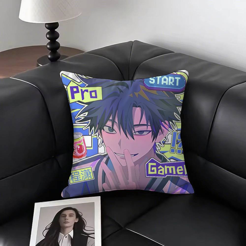 1pc Lu Guang Cheng Xiaoshi Pillow Case Fashion Square Pillowcase Bedroom Sofa Room Ins Decoration Leisure