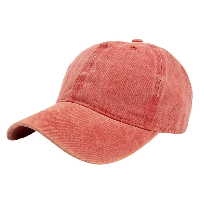 Baseball Cap Women'S Literary Retro Outdoor Soft Top Black Hat Summer Antique Men'S Washed Cotton Cap
