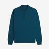 FRED PERRY [Sharp] Long Sleeve Classic Knit Shirt - Dark Petrol Afpm2534535-Z23