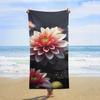 HD flower pattern Beach Towel for Family stuffs friends Gift Quick-Dry Sand free For Bath Yoga Beach Camping Swimming GYM travel