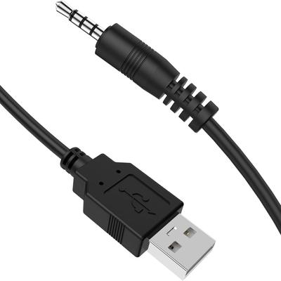 3,5 mm Klinkenstecker AUX Audio zu USB 2.0 Stecker Ladekabel Adapterkabel MP3-Player und andere Geräteanschluss 20cm