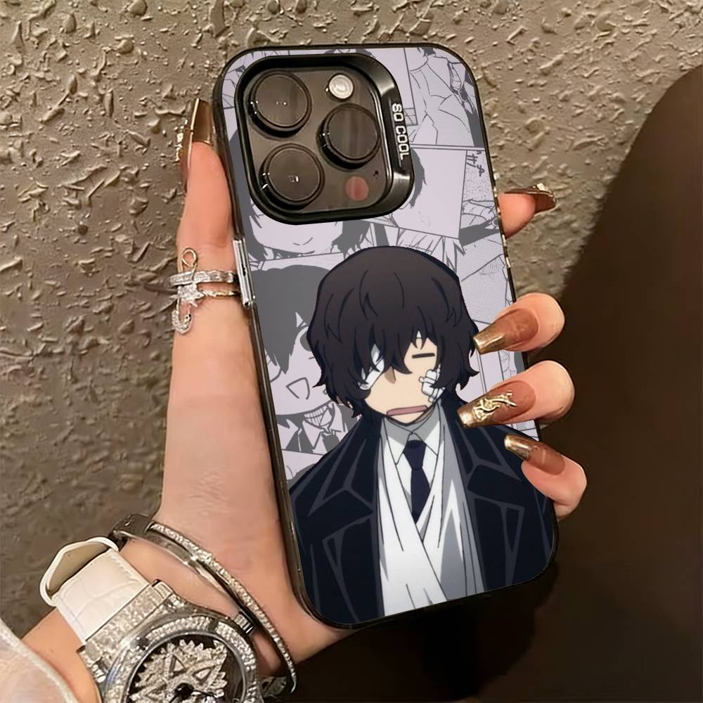 BSD D-Dazai Osamu   Phone Case For iPhone 17,16,15,14,13,12,11 Plus,Pro Max,XS,Colorful Silver Phone case Funda Cover