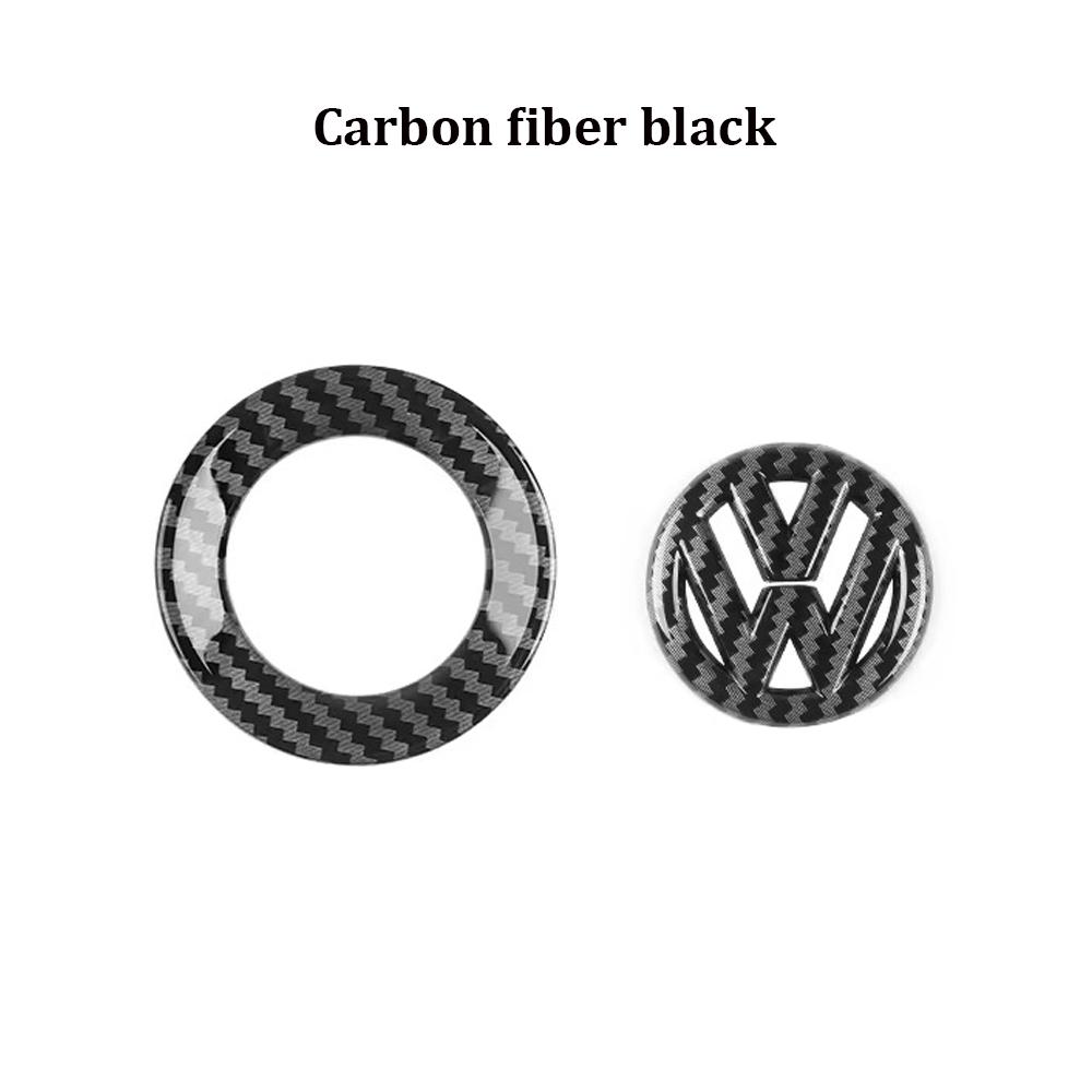 For Volkswagen For Volkswagen VW GTI Passat B6 Golf 4 Polo Jetta Beetle Tiguan CC Car Steering Wheel Sticker ABS Auto Emblem Badge Decoration EN1