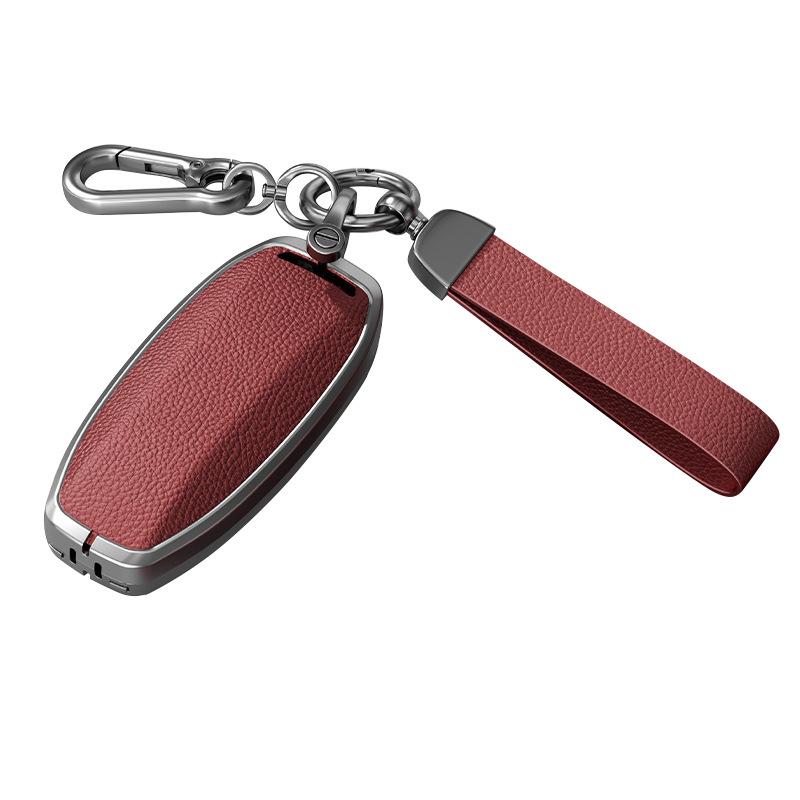 BYD Han Key Case: Fits BYD Qin Pro, Song Max, New Energy, Tang, and Song Plus Car Bagi with Metal Shell