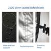 Multiple Size Grill Cover Round Heavy Duty Waterproof Barbecue Gas Grill Cover Heat Resistant Stain Resistant Waterproof Black