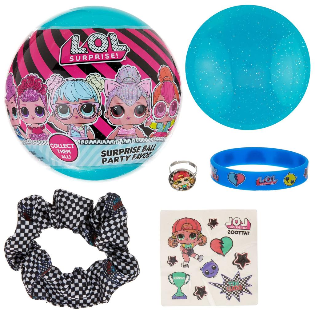 Kids Birthday Party Glittering Surprise Balls Featuring Your Favorite Characters from Series L.O.L. Surprise! Surprise. Favors, 1.