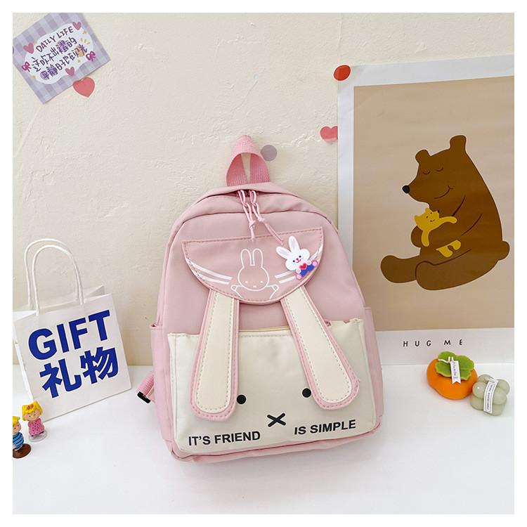 

Fashionable Cartoon Toddler Backpack For Boys And Girls Versatile And Casual Rucksack рожевий