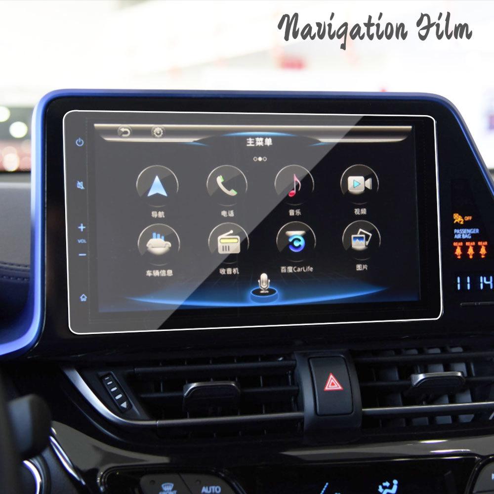 Car GPS Navigation Screen Film for Toyota C-HR CHR 2016 2017 2018 2019 2020 Tempered Glasses Protector Membrane Accessories