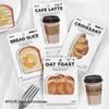 Infeel.Me Bread Toast Sticky Notes - Good Weather Series Memo Paper