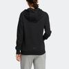 Adidas Essential Logo Hoodie Long Sleeve Sweatshirt Women Tops Black HM7069