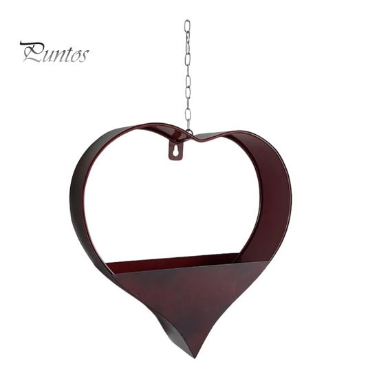 

Настенный цветочный горшок в форме сердца для комнатных и уличных растений, металлическая вешалка для растений, декоративный садовый горшок metal