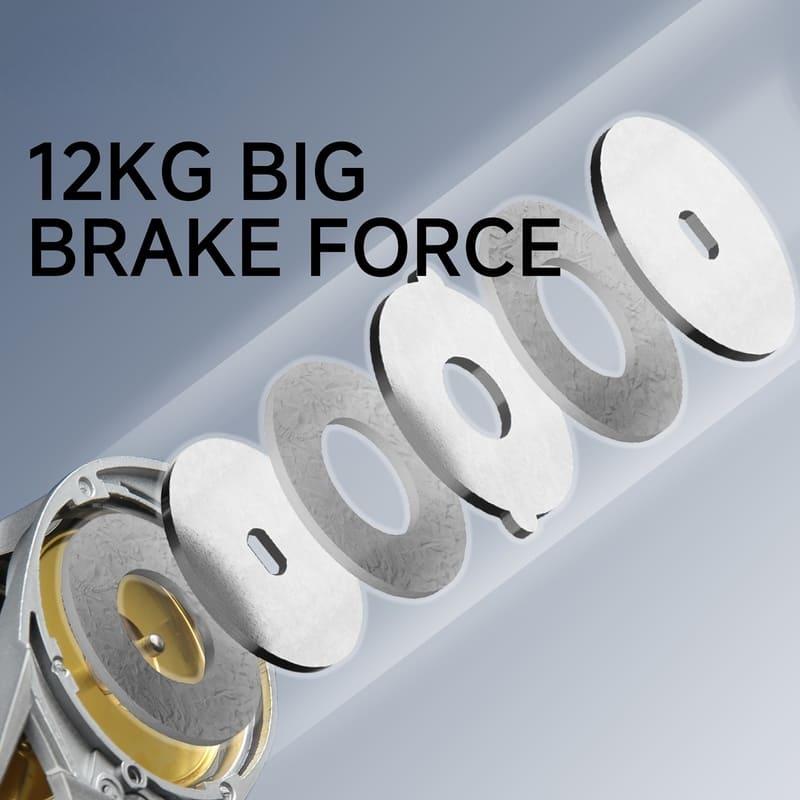 Metall Köderrolle Linke und Rechte Hand Hohe Übersetzungsverhältnis Ist Perfekt für Urlaubs-Süßwasser- und Salzwasserfischen Ein Tolles Geschenk Auch Ein Angelgerät