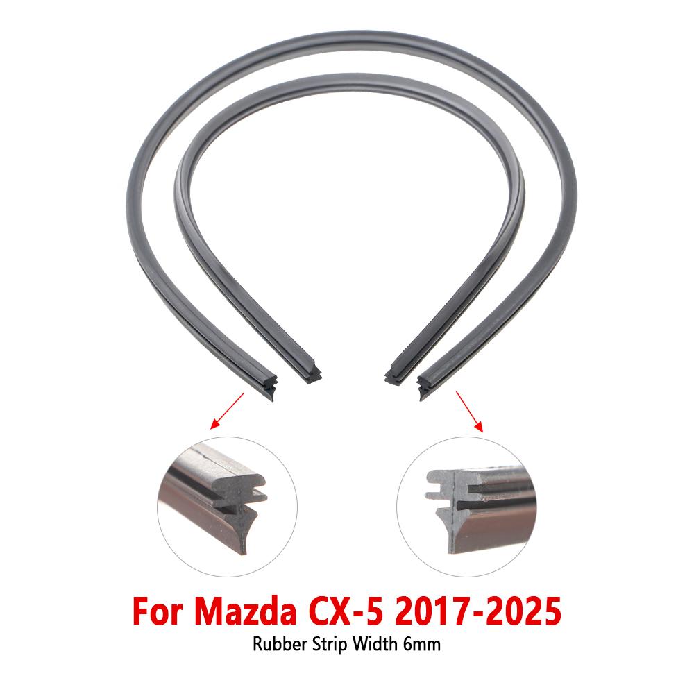 For Mazda CX-5 2017 2018 2019 2020 2022 2023 2024 2025 Wiper Refill Rubber Strip Car Wiper Accessories 1Pair