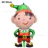 Christmas Balloons Special-Shaped Aluminum Film Balloons Santa Claus Merry Christmas Arrangements Christmas Eve Decorations