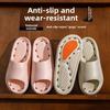 EVA Anti Slip Sole Leaking Slippers for Men's Indoor Home Soft Sole, Hollowed Out Quick Drying Hotel Bathroom Slippers