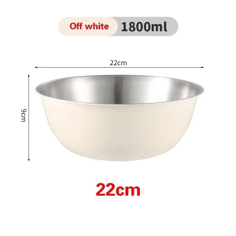 304 nerezová ocel mísa na ovoce Mísicí mísa Koš na mytí a odvodnění zeleniny mísy Domácí Kuchyňská Mísa na vejce