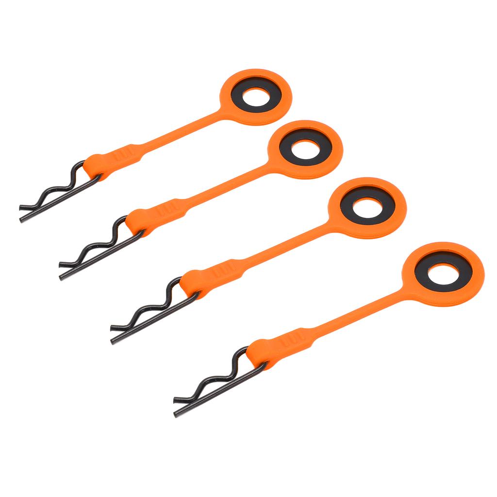 4PCS RC klipy na karoserii RC automobilu, pevné klipy, držák, silikonový kov, univerzální pro 110